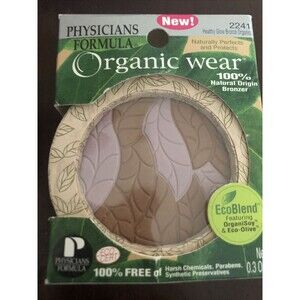 Physicians Formula Organic Wear Bronzer Healthy Glow 2241 ~ NIB